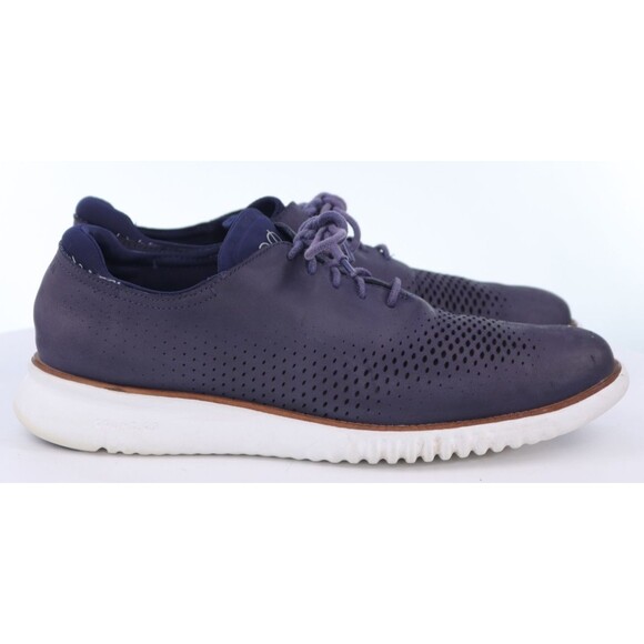 Cole Haan 2.0 Zero Grand Men\'s Laser Cut Oxfords Dress Shoes Size 10 M Leather main image 4